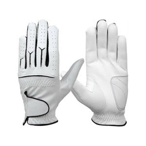Guantes de golf de cuero Cabretta para hombre personalizados del fabricante para todo tipo de clima al por mayor de cuero genuino características de agarre deportivo - Product Image 1