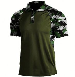 Camiseta Polo Personalizada para Hombre, Estilo Camuflaje Urbano 2026, Manga Corta, Cuello con Botones - Product Image 1