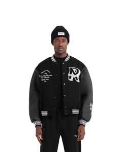 Vestes universitaires personnalisées pour hommes nouvelle mode haute qualité 100% coton manches en cuir vente chaude prix bon marché le plus demandé - Product Image 1