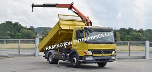 รถบรรทุกติดเครน Mercedes Benz Atego 818 ปี 2011 มือสอง รถดั๊มพ์ติดเครน รถยกติดเครน สำหรับงานก่อสร้าง ขนส่ง และบรรทุกสินค้า - Product Image 3