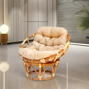 Ray Rock Papasan Chair Comfortable Stylish Modern Rattan Modular Leisure Rocking Chair for Home Furniture - Product Image 4
