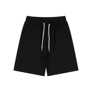 2025 Men's 260G Heavy Retro Casual <b>Sweatpants</b> Mid Street Hip Hop Baggy Pocket Fashion <b>Shorts</b> Print Spring Summer DDP shipping - Product Image 5