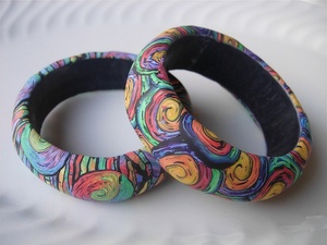 เครื่องประดับที่ไม่สิ้นสุดสร้อยข้อมืออะคริลิคเรซิ่นหลากสีแวววาวกำไลแฟชั่นสตรีทรงสี่เหลี่ยมที่ไม่เหมือนใคร - Product Image 3