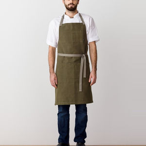 Delantal de Chef Profesional Personalizado Unisex con Tirantes Ajustables, Cierre de Botones, Manga Corta, Resistente, Servicio OEM - Product Image 4