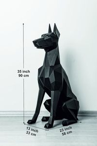 Sculptures en aluminiumDOG Pièces d'art animalier modernes et élégantes, parfaites pour la décoration intérieure, artistiques et élégantes. - Product Image 6