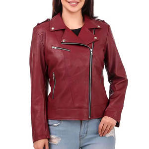 Chaqueta de Cuero para Mujer, Diseño Único, Ligera y Transpirable, Superventas - Product Image 1