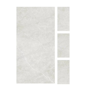 กระเบื้องปูพื้นหินอ่อนสีขาวมันวาวสูงทันสมัย600*600และ600*1200ขนาดพอร์ซเลนเคลือบกันลื่นสำหรับใช้ในบ้าน - Product Image 1