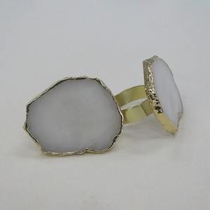 Modern Shaped Design Napkin Ring for Tableware Colored Resin <b>Cloth</b> Holder Dinning <b>Table</b> Decor Hotel and Holiday Design - Product Image 3