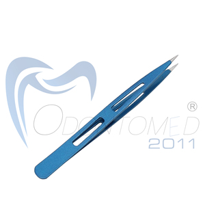 Pinzas para cejas de buena calidad punta inclinada pinzas para cejas de acero inoxidable al por mayor - Product Image 1