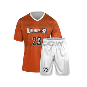 Vente en gros de maillots de football personnalisés, kit complet d'uniformes de football pour jeunes, vêtements de football pour hommes, avec service de coupe automatisé OEM - Product Image 1