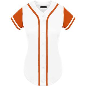 Custom Fit Mujeres Uniformes del equipo de softbol con cuello en V Jersey Pantalones a juego Bajo MOQ - Product Image 4