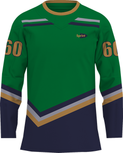 Maillot d'équipe 100% en polyester sublimé personnalisé en usine OEM Chemise de hockey sur glace pour les tournois - Product Image 2