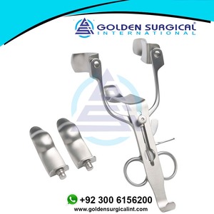 Retractor combinado anal de retención automática con trinquete Dos pares de cuchillas laterales giratorias 75mm X 24mm y 95mm X 24mm - Product Image 2