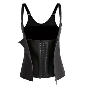 Corsetto Modellante Sexy da Donna <span class=keywords><strong>Taglie</strong></span> <span class=keywords><strong>Forti</strong></span> con Etichetta Privata, in Neoprene Colombiano con 6 Stecche in Acciaio, per Dimagrimento e Contenimento Vita - Product Image 6