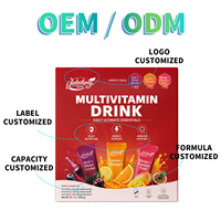 Poudre de boisson nutritionnelle quotidienne tout-en-un à marque privée OEM avec mélange de multivitamines, probiotiques et superaliments