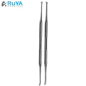 เครื่องมืออุดฟันเซต2ชิ้น,อุปกรณ์ทางการแพทย์สำหรับการผ่าตัดกระดูก Curettage Cyst Debridement - Product Image 2