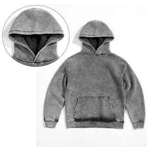 Nouveauté 2026 hommes sweats à capuche lavés à l'acide coton matériel léger séchage rapide Streetwear automne porter à capuche - Product Image 4