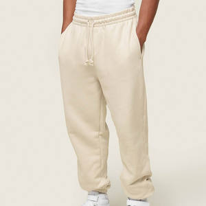 กางเกงวิ่งผ้าแคนวาสสีพรีเมี่ยมสำหรับผู้ชายทรงหลวมระบายอากาศได้ดีมีกระเป๋าข้างแบบลำลองซักเร็ว - Product Image 1