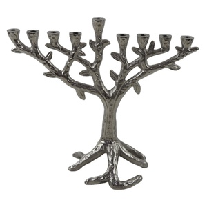 Candelabro de Menorah antiguo de Metal decorativo judío más vendido, candelabro alto Retro para decoración del hogar - Product Image 3