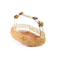 Panier de sac de panier de meilleure qualité pour les rangements à domicile sac cadeau de panier en métal de taille et de forme personnalisées pour le prix de gros