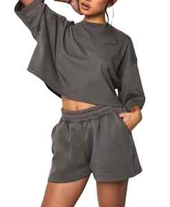 <b>Women</b> Velour <b>Shorts</b> Soft Cozy Summer Fashion Trendy Modern Casual Style Comfortable Relax Fit Chic Everyday Lounge Bottoms - Product Image 6