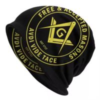 Bonnet souple personnalisé avec logo franc-maçon pour femmes et hommes bonnets en tricot pour l'hiver Ski Master Mason franc-maçonnerie