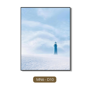 Peinture murale de luxe en soie, très demandée, pour la décoration intérieure, motif phare, en tissu de soie fait main, Vietnam OEM ODM - Product Image 1