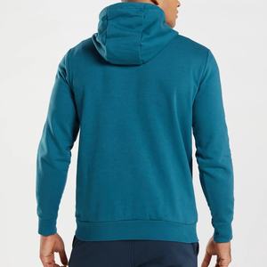 Custom Solid Heavyweight <b>Men's</b> Casual Slim Fit Hooded Hoodie With Zipper and <b>Trousers</b> Fashion Hoodie - Product Image 5