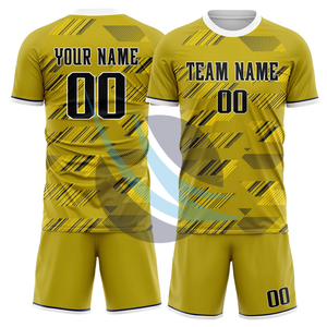 High-Performance Men’s Soccer Uniform Set Custom Logo Breathable Quick-Dry Football Jerseys for Match & Training Custom Made Set - Product Image 4