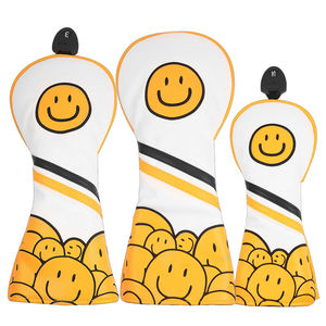 .Golf club head cover <b>for</b> <b>mens</b> PU leather padded inner <b>long</b> <b>sock</b> neck elastic mouth fits hybrid or wood club heads - Product Image 6