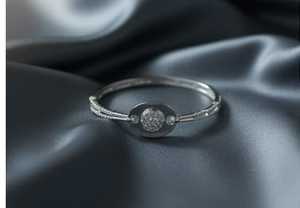 เครื่องประดับเพชร CZ AD แบบเต็มหิน Kada สำหรับผู้หญิงเหมาะสำหรับงานแต่งงานเทศกาลและกิจกรรมพิเศษ - Product Image 2