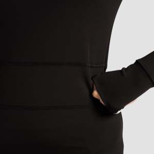 Proserve Comfortable Bodycon Dress in <b>Black</b> Made From Knitted Fabric - Product Image 6