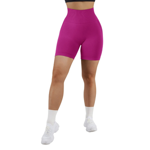 Shorts d'entraînement sans coutures respirants et à séchage rapide pour femme, taille mi-haute avec cordon de serrage, style urbain, prêts pour la gym et l'usage quotidien - Product Image 6