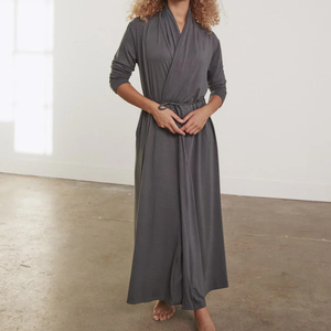<span class=keywords><strong>Vestaglia</strong></span> Lunga Sostenibile in Modal per Donne, <span class=keywords><strong>Vestaglia</strong></span> da Notte a Maniche Lunghe, <span class=keywords><strong>Kimono</strong></span> in Jersey Organico, Accappatoio Femminile - Product Image 6