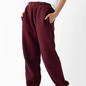 Pantalon de jogging décontracté personnalisé pour femmes pantalon droit en coton pour femmes pantalon à jambes larges pantalon de survêtement confortable - Product Image 4