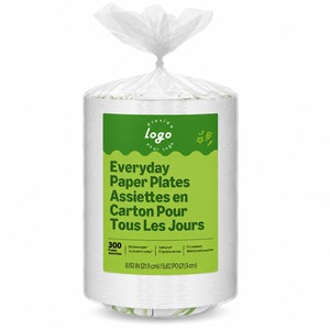 Leading Seller of NEW 8.62-Inch Disposable Paper Plates 300 Count Factory Sealed USA | READY to SHIP - Product Image 1