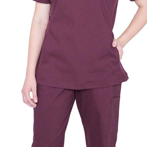 Uniforme d'hôpital personnalisé, blouses médicales, uniforme d'infirmière ajusté, haut à manches courtes pour femme, pantalon de jogging, ensemble de blouses, tricoté par HI 2026 - Product Image 4