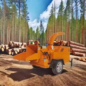 Máquina astilladora de madera diésel Precio de fábrica Maquinaria forestal Trituradora de madera Astilladora de productos de alta eficiencia - Product Image 6