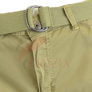Pantalones Cortos Cargo Casuales para Hombre, Ecológicos, de Secado Rápido, con Diseño y Logotipo Personalizados, 100% Algodón, Multibolsillos, al por Mayor - Product Image 4