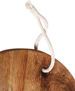 Planche à découper ronde en bois de qualité supérieure Durable pour la préparation de repas de légumes servant dans les blocs à découper de cuisine - Product Image 2