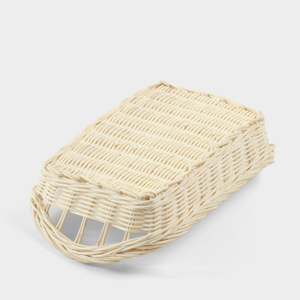 Cesta Tejida de Ratán Natural Hecha a Mano / Contenedor de Almacenamiento de Mimbre Resistente para Artículos del Hogar, Jardín y Decoración Rústica - Product Image 4