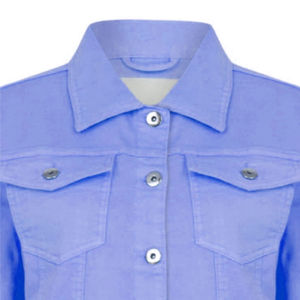 Nueva chaqueta vaquera de invierno para mujer de calidad superior al por mayor, chaqueta informal de moda cálida de lana gruesa a prueba de viento, estilo Vintage - Product Image 3