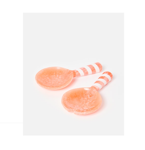 Serveur de salade en résine classique Ensemble de couverts en résine fourchette cuillère pour la maison et la cuisine Taille personnalisée 2 pièces - Product Image 5