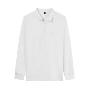 FZ vente en gros 100% polyester à manches longues pour hommes pour polos Logo personnalisé impression tissu éponge uni 200 grammes poids - Product Image 5