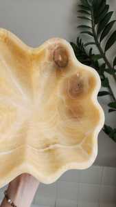 ถาดเรซินอีพ็อกซี่หรูหราพร้อมชามดีไซน์ศิลปะหินอ่อนสำหรับของขวัญตกแต่งบ้านสุดหรู - Product Image 2