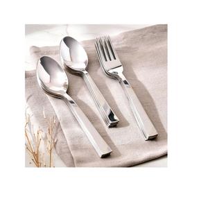 Tendance Hôtel Restaurant Mariage Couverts Réutilisables Or Acier Inoxydable 24 Pcs Cadeau Couverts En Métal - Product Image 2