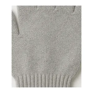 Durable Light Grey Poly-Cotton <b>Knitted</b> <b>Gloves</b> - Product Image 2