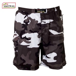 Pantalones cortos de MMA de algodón 100% unisex, logotipo bordado personalizable, ropa de artes marciales personalizada cómoda con logotipo impreso en stock - Product Image 6