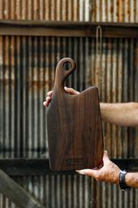 เขียงไม้สักพร้อมมือจับเขียงไม้สำหรับห้องครัวเขียงขนาดกลางของขวัญไม้ - Product Image 5