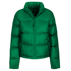 Chaqueta acolchada con cremallera y patrón de camuflaje de color sólido Tela de burbujas de estilo callejero de invierno - Product Image 3
